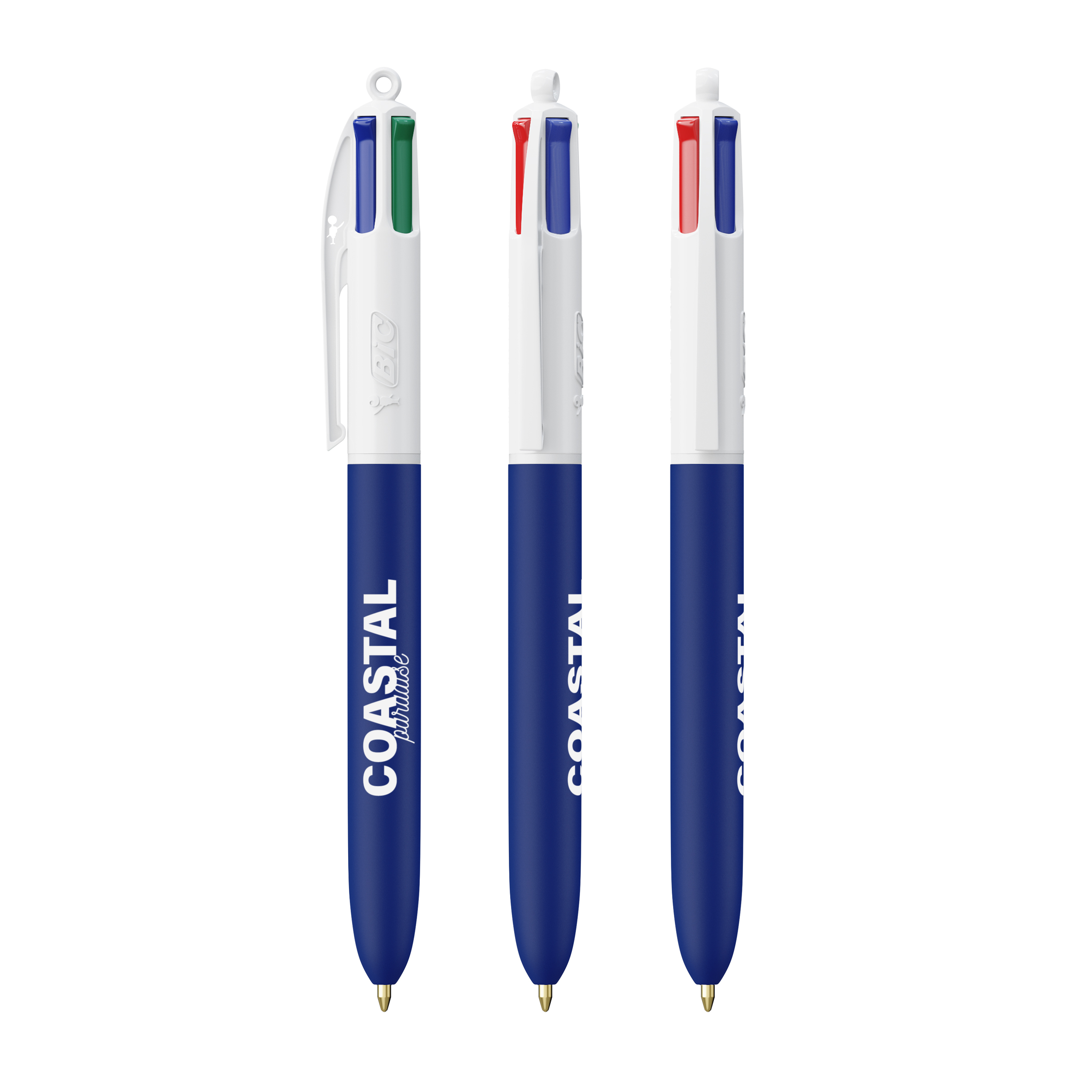 Branco - azul marinho macio