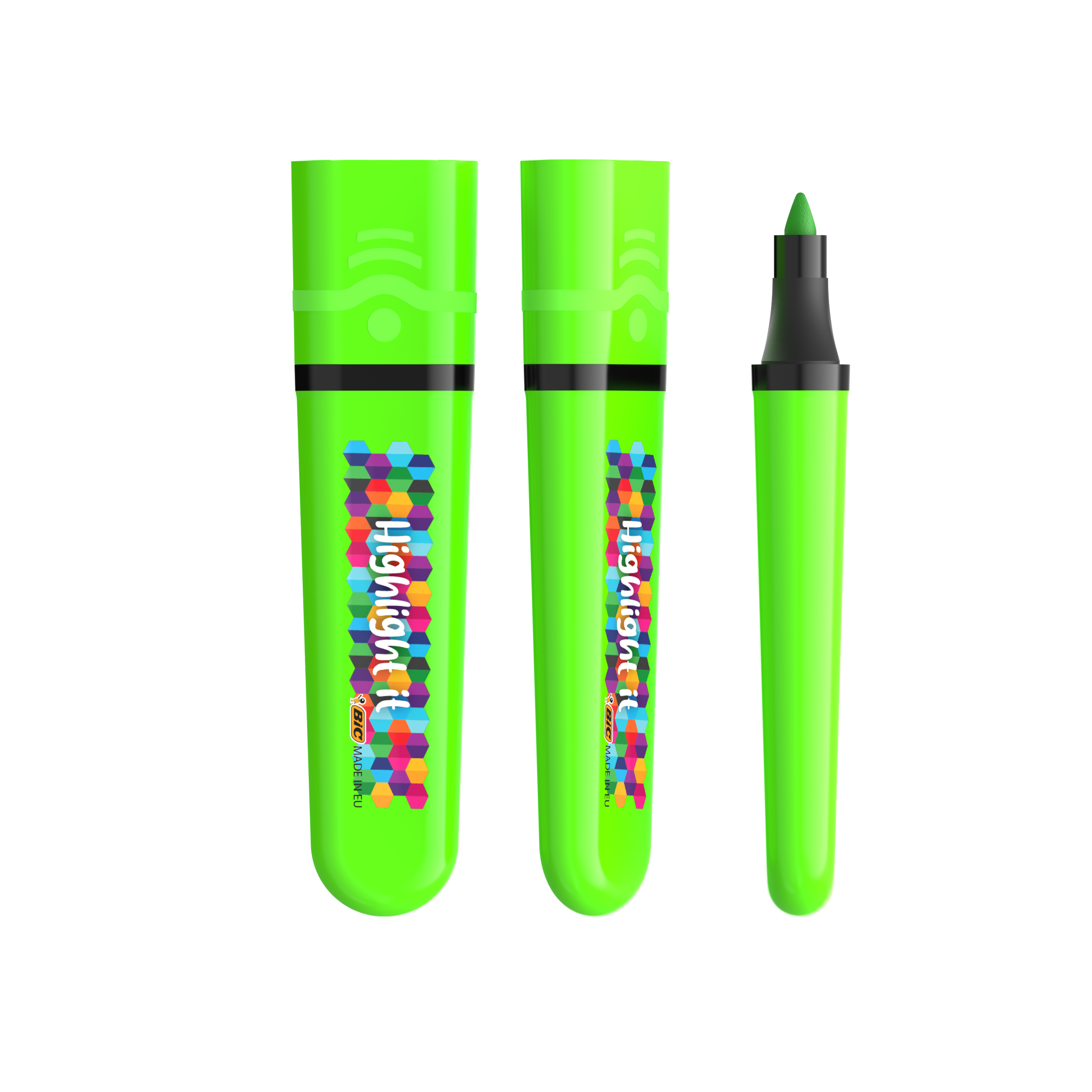 BIC® Highlighter Flat - View 1