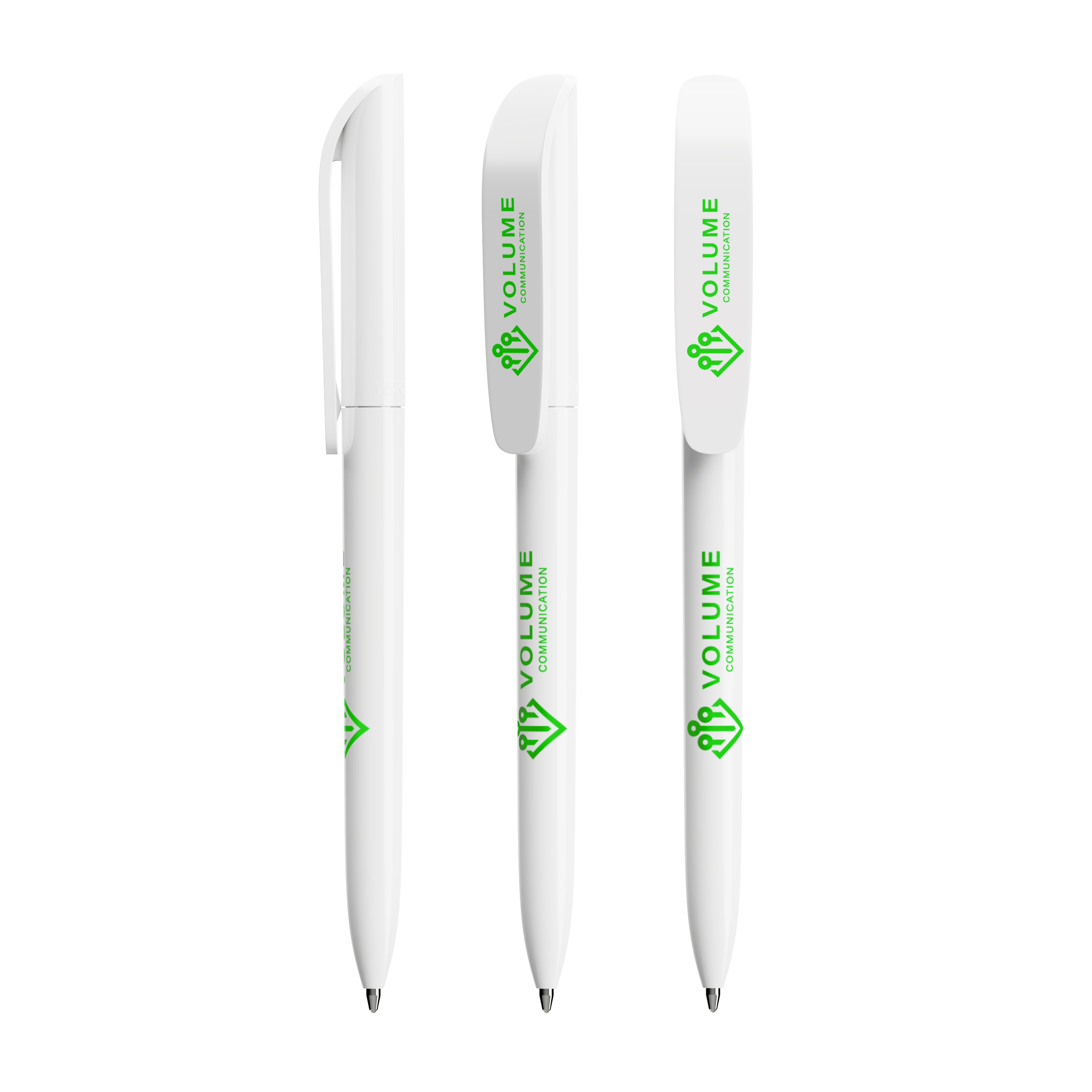 Bic® Super Clip Ecolutions® Ballpen — Aprovecha al máximo la gran área de impresión del clip con la técnica de impresión britePix™ a todo color. Ahora también diponible con britePix™ Texture que le dará un efecto relieve a tu comunicación!